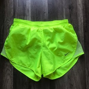 Nike Neon Dri Fit Shorts